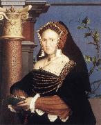 Portrait of Lady Mary Guildford sf, HOLBEIN, Hans the Younger